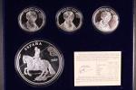 Sada euromincí Francisco de Goya, 3x 10 EUR, náklad 10000 ks. a 1x 50 EUR, náklad 6000 ks.