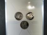 oficielní sada 3x 200 Francs Millenium 2000oficielní sada mincí 3x 200 Francs 2000 Millenium - Albert II., papírový obal, bezvadná kvalita