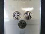 oficielní sada 3x 200 Francs Millenium 2000oficielní sada mincí 3x 200 Francs 2000 Millenium - Albert II., papírový obal, bezvadná kvalita