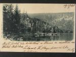 Černé jezero okr. Klatovy, prošlá 1901