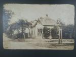 Kunštát na Moravě, čb. fotopohlednice, prošlá 1920, zlomený roh