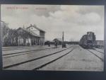 Dolní Bousov, nádraží, prošlá 1906