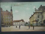 Prostějov, zámek a sokolovna, prošlá 1912