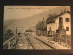 Vlarapass, čb. pohl. nádraží na hranici s Uherskem, prošlá 1915