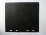 doplňkové listy 90 x 220 mm, černý papírový mezilist