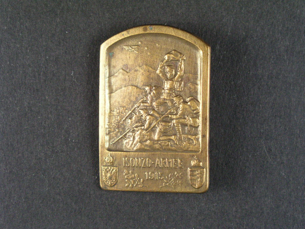 Čepicový odznak Isonzo Armee 1915