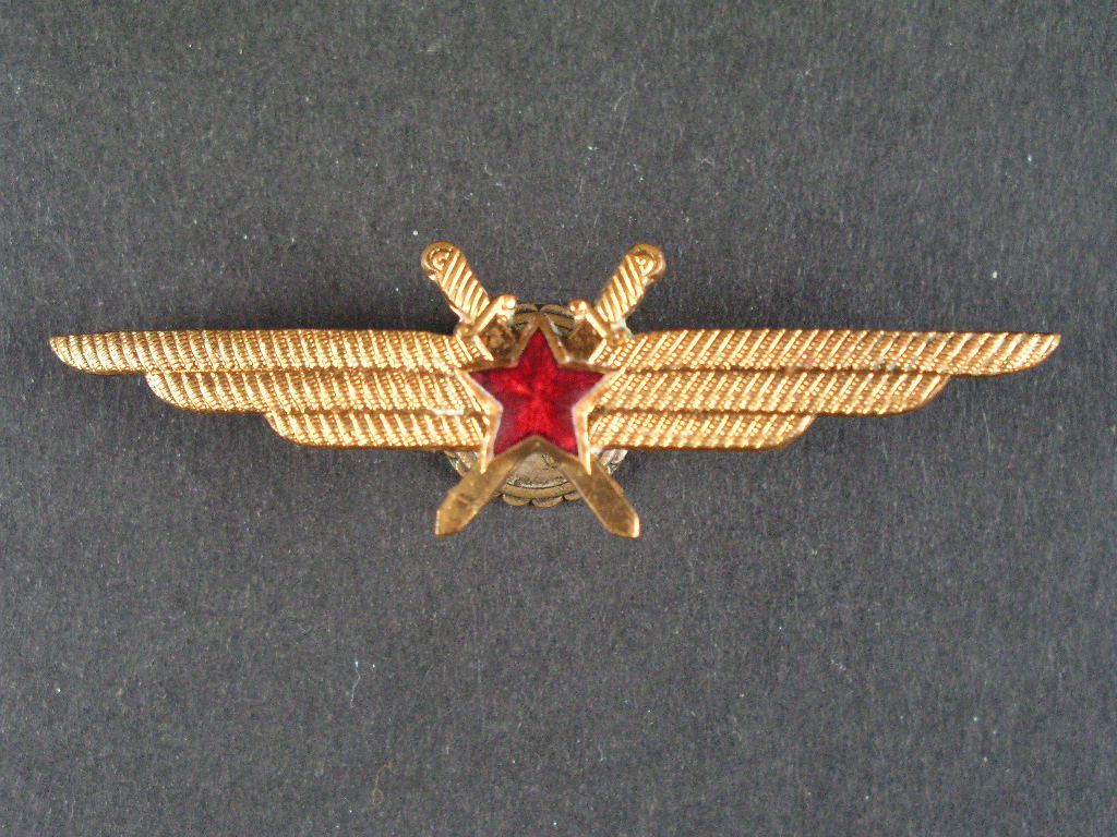 Odznak pilota beztřídního 1954-68 č.1748