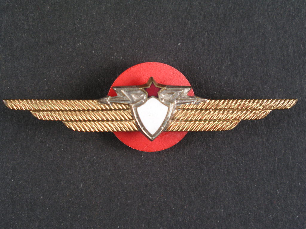 Odznak třídního specialisty letectva 1954-68. Palubní radista bez třídní. č.151